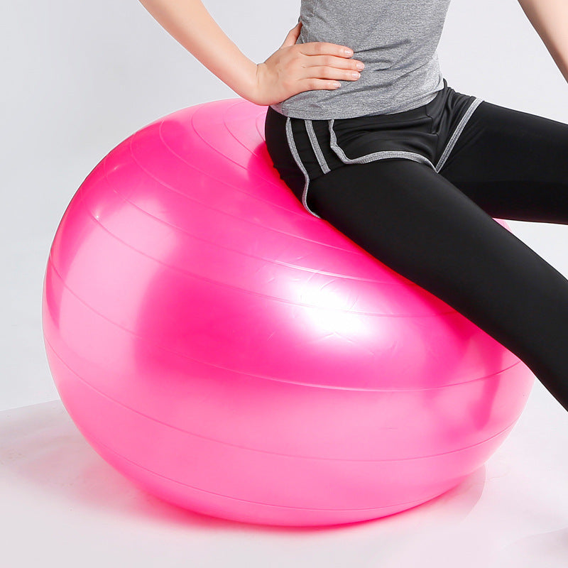 Yoga Ball Fitness Beginner Exercise More Gymnastics Glossy Ball